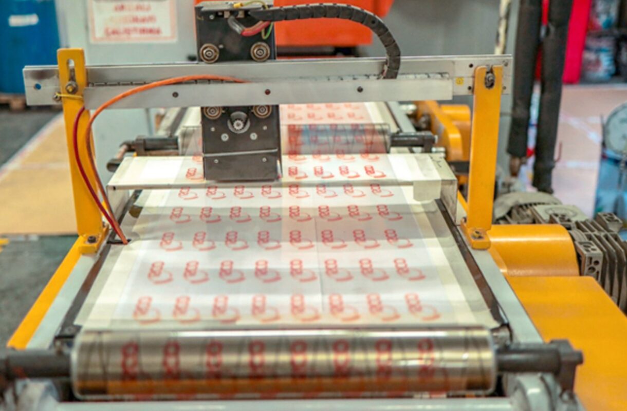 Portape factory production line printing carpet protection film rolls