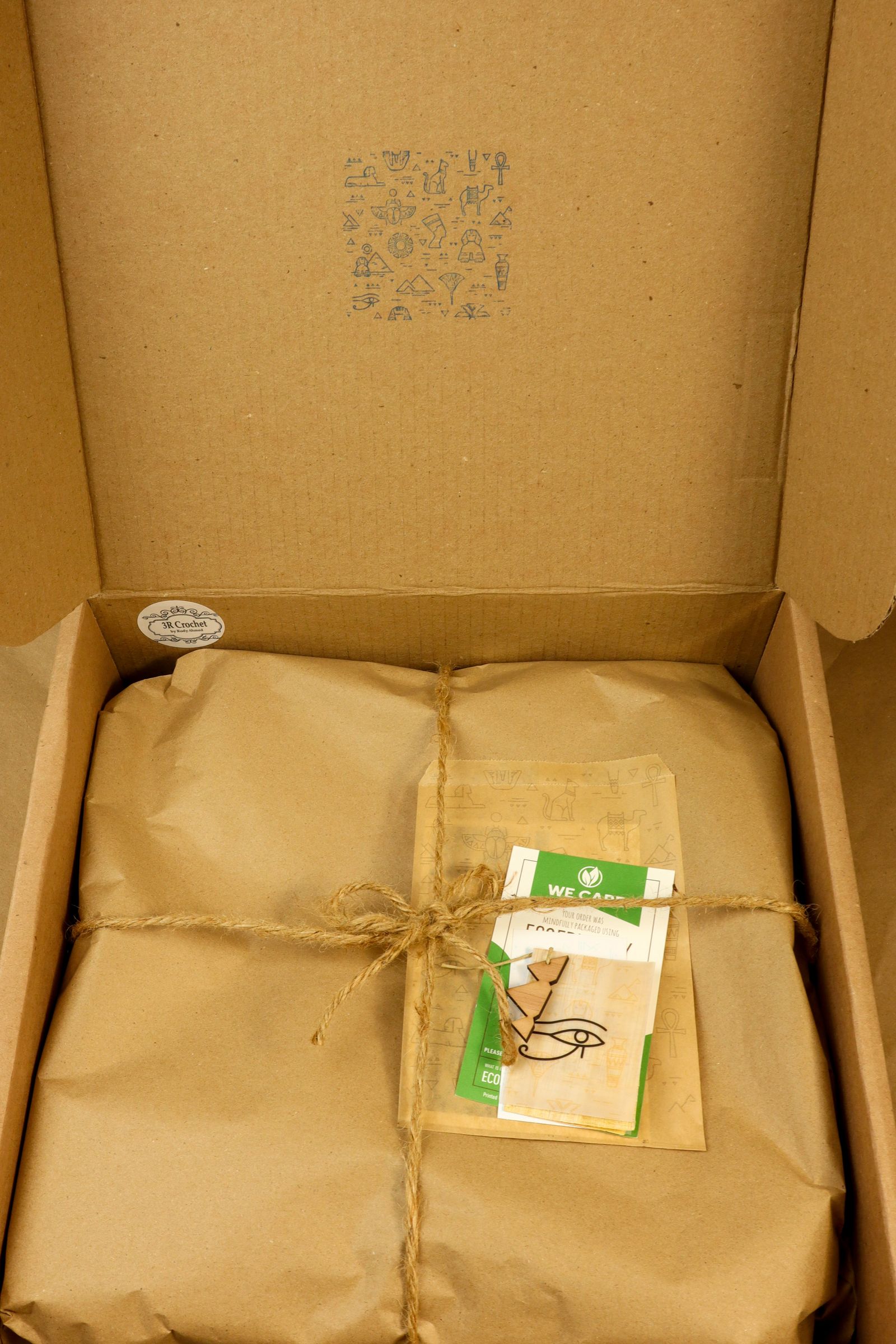 kraft-paper-tape-photo Sustainable brown paper packaging sealed with kraft tape